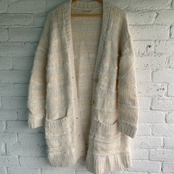 Ulla Johnson Sweaters - Ulla Johnson | Denia Fuzzy Striped Alpaca Sweater